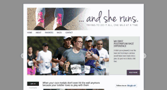 Desktop Screenshot of andsheruns.com